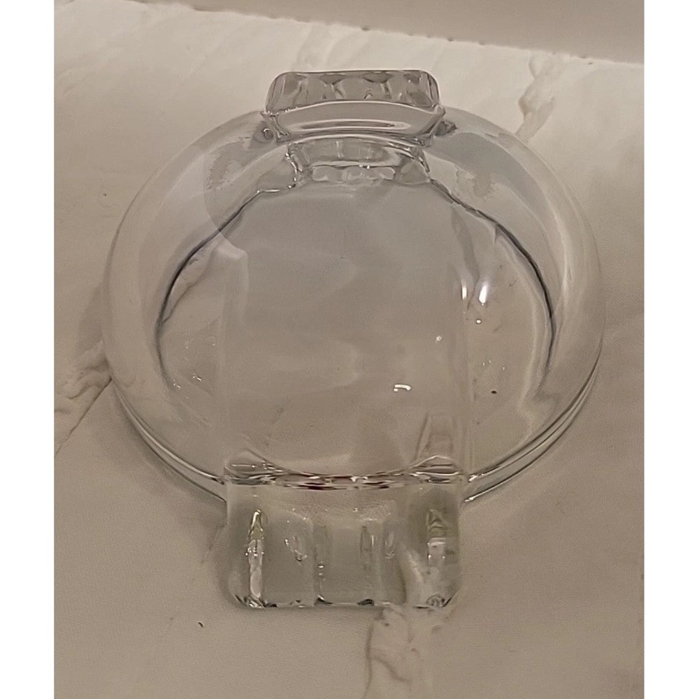 Vintage Anchor Hocking MANHATTAN Style Round Ashtray Clear Glass 5" - Picture 5 of 6